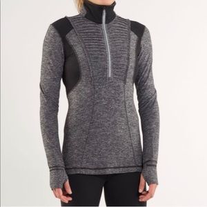 Lululemon Run Your Heart Out Quarter Zip Pullover